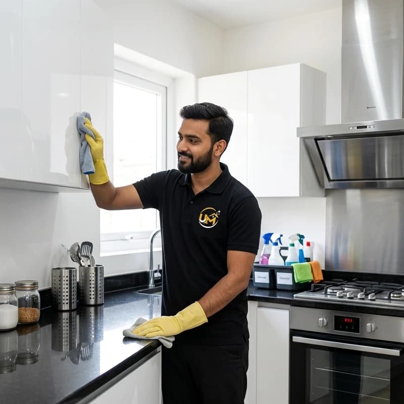 kitchen cleaning